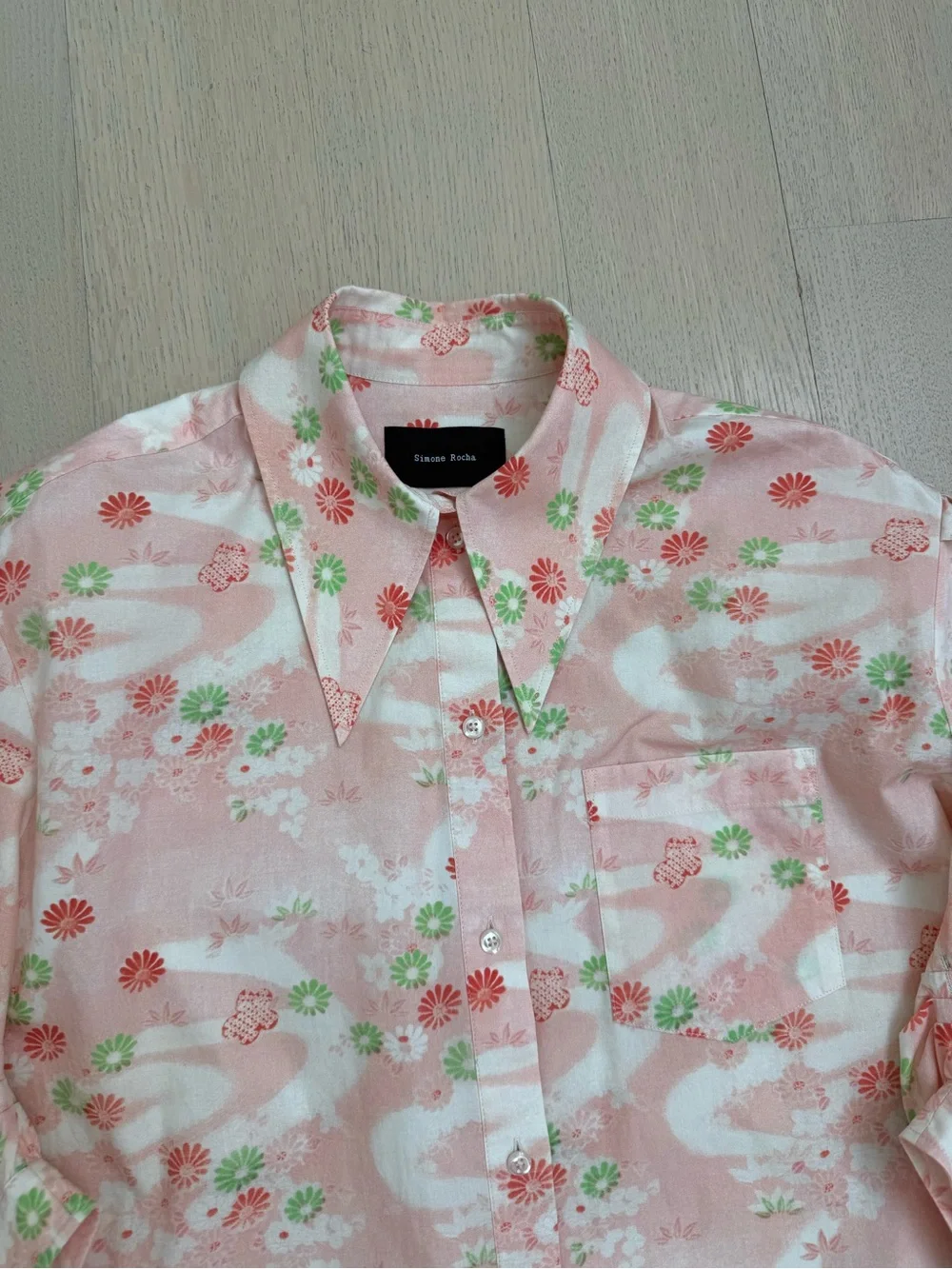 Simone Rocha Floral Tunic Top - Picture 4 of 5